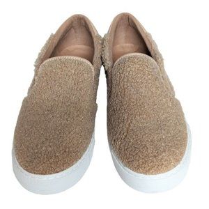 Nine West Lala 9 Womens  Faux Shearling Fashion Slip On Sneakers Size 8.5 New